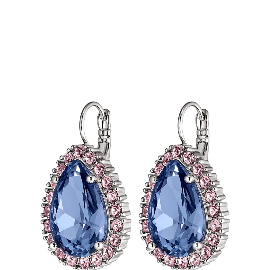 Dyrberg Kern Dyrberg Kern Fiora Silver Earrings - Light Blue Pink Hot