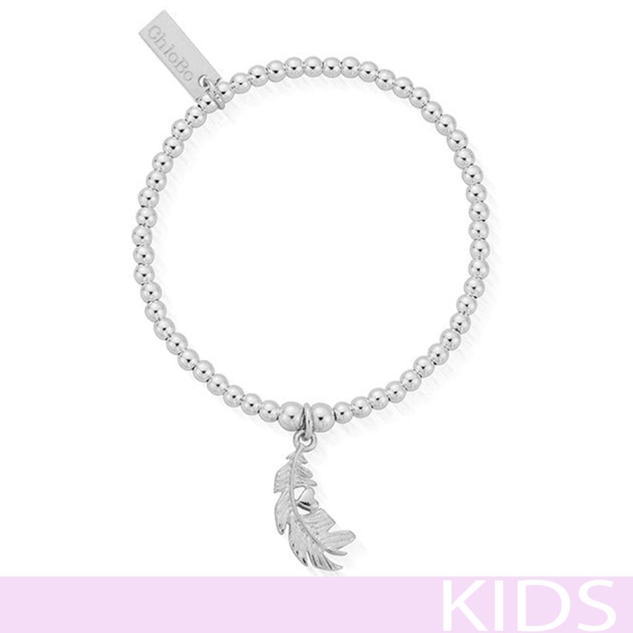 ChloBo Chlobo Kids Cute Charm Feather Heart Bracelet Best