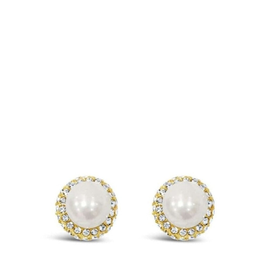 Absolute Absolute Gold Pearl Clip On Earrings Wholesale