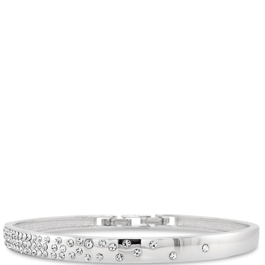 Absolute Absolute Sparkler Bangle - Silver Hot