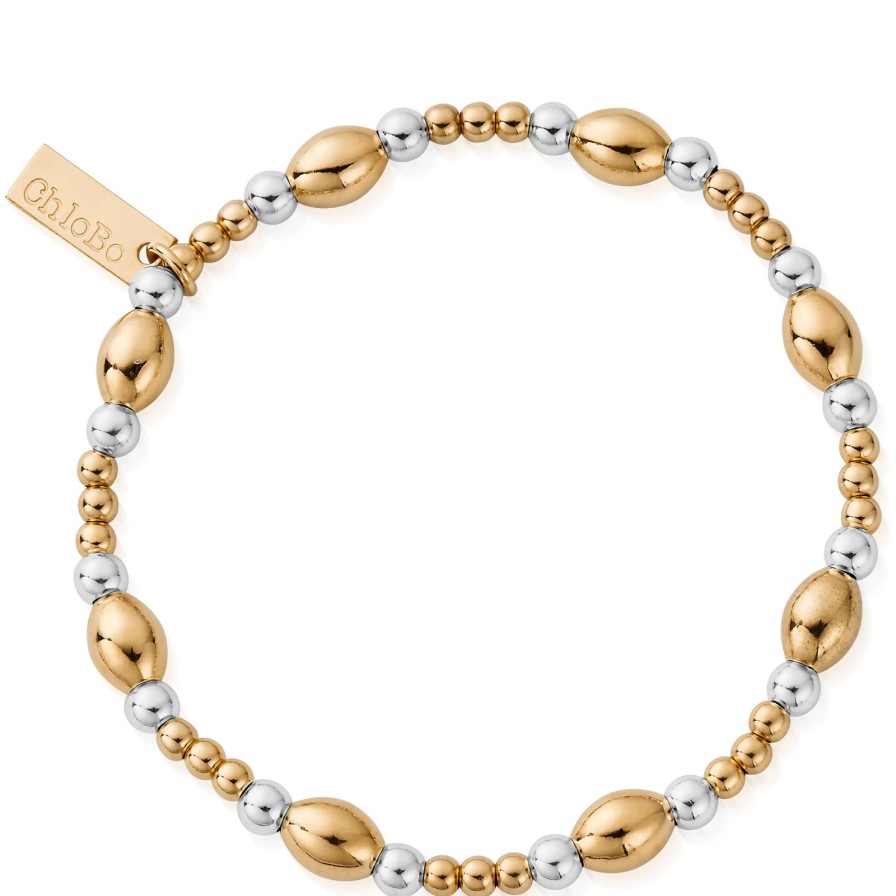 ChloBo Chlobo Cute Oval Bracelet - Two Tone Best