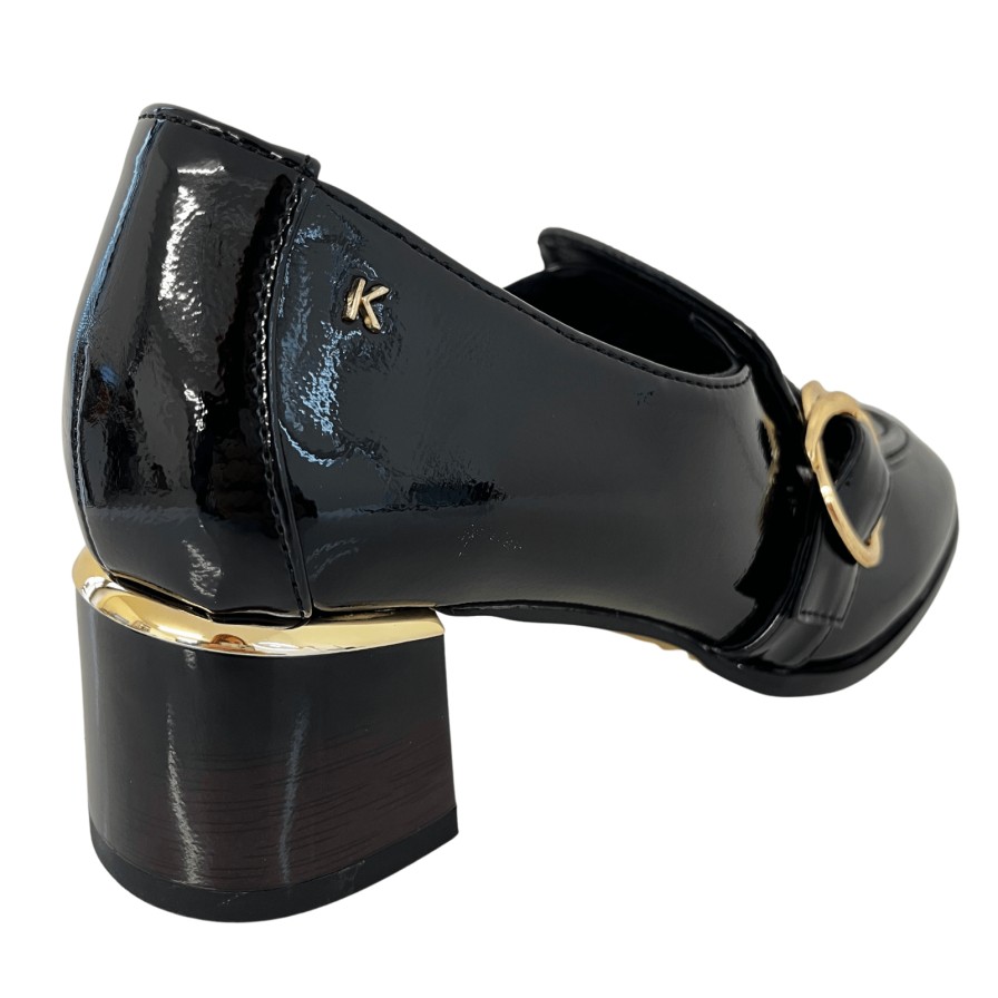 Kate Appleby Kate Appleby Prestwick Heeled Loafer - Black Clearance