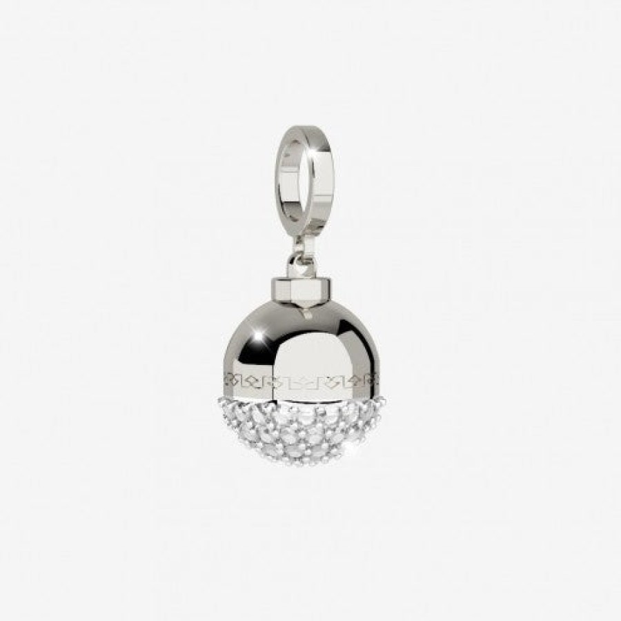 Rebecca My World Rebecca My World Silver Crystal Ball Charm New