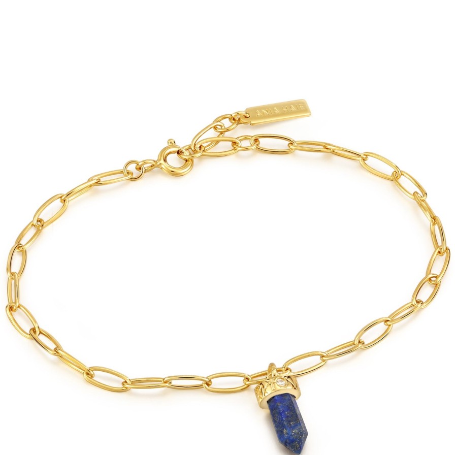 Ania Haie Ania Haie Second Nature Lapis Point Gold Bracelet Wholesale