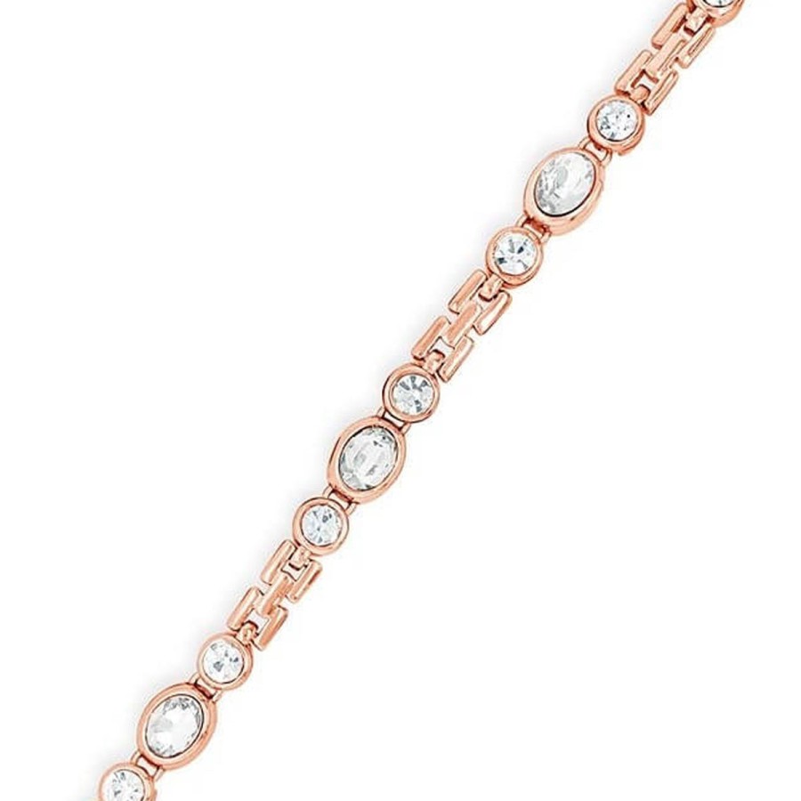 Absolute Absolute Crystal Rose Gold Bracelet Hot