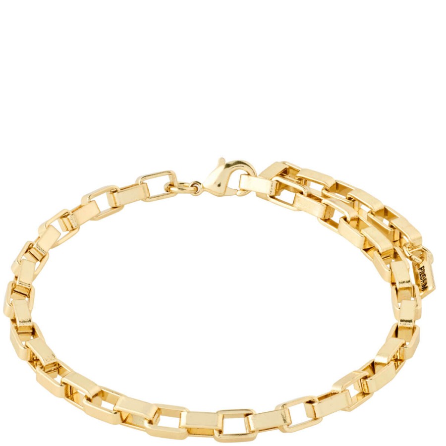 Pilgrim Pilgrim Clarity Gold Cable Chain Bracelet Clearance