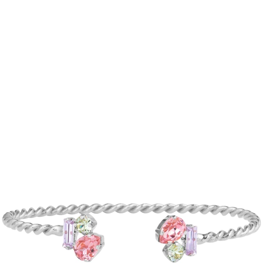 Caroline Svedbom Caroline Svedbom Silver Isa Bangle - Pastel Combo Best