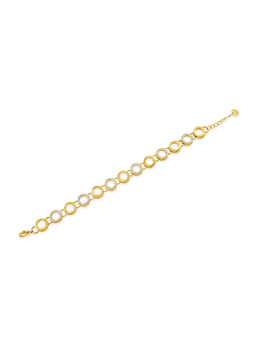 Absolute Absolute Gold Circles Bracelet Wholesale