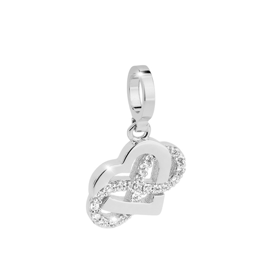 Rebecca My World Rebecca My World Silver Infinity Heart Charm Wholesale