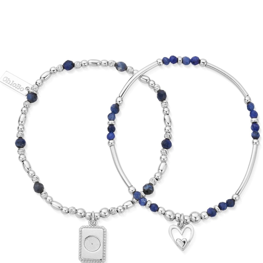 ChloBo Chlobo Celebrate Sodalite Bracelet Set Hot