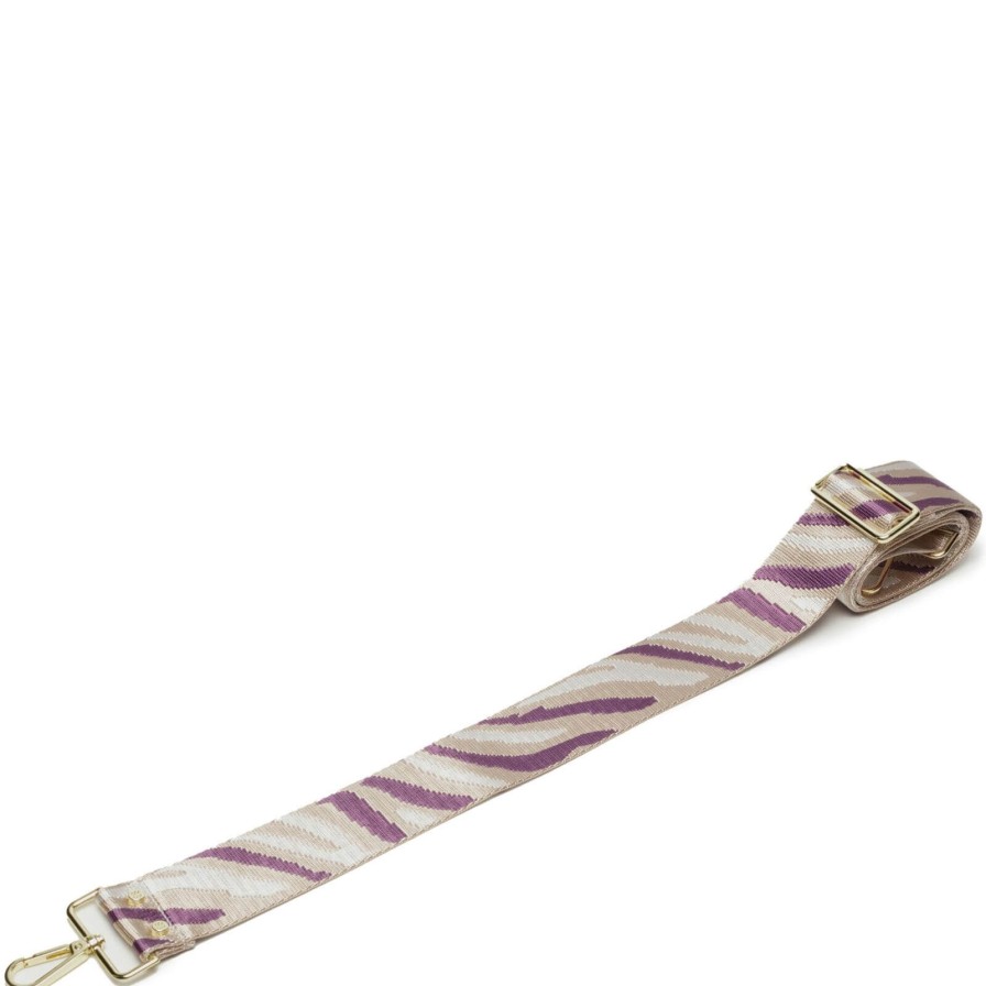 Elie Beaumont Elie Beaumont Bag Strap - Plum Zebra New