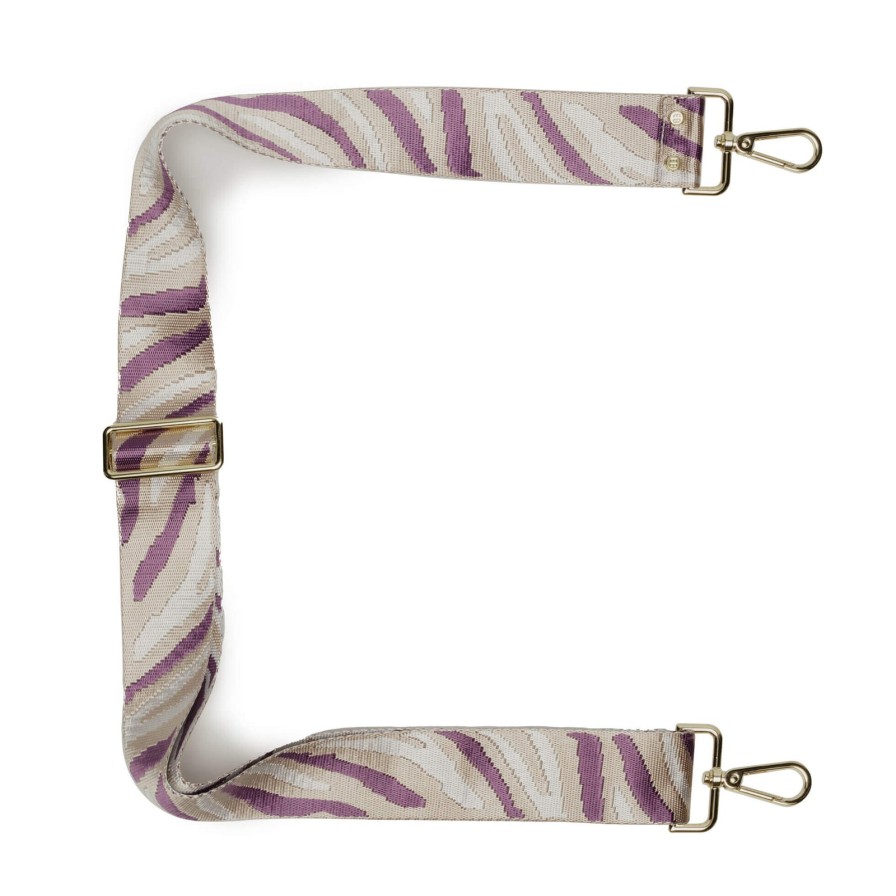 Elie Beaumont Elie Beaumont Bag Strap - Plum Zebra New