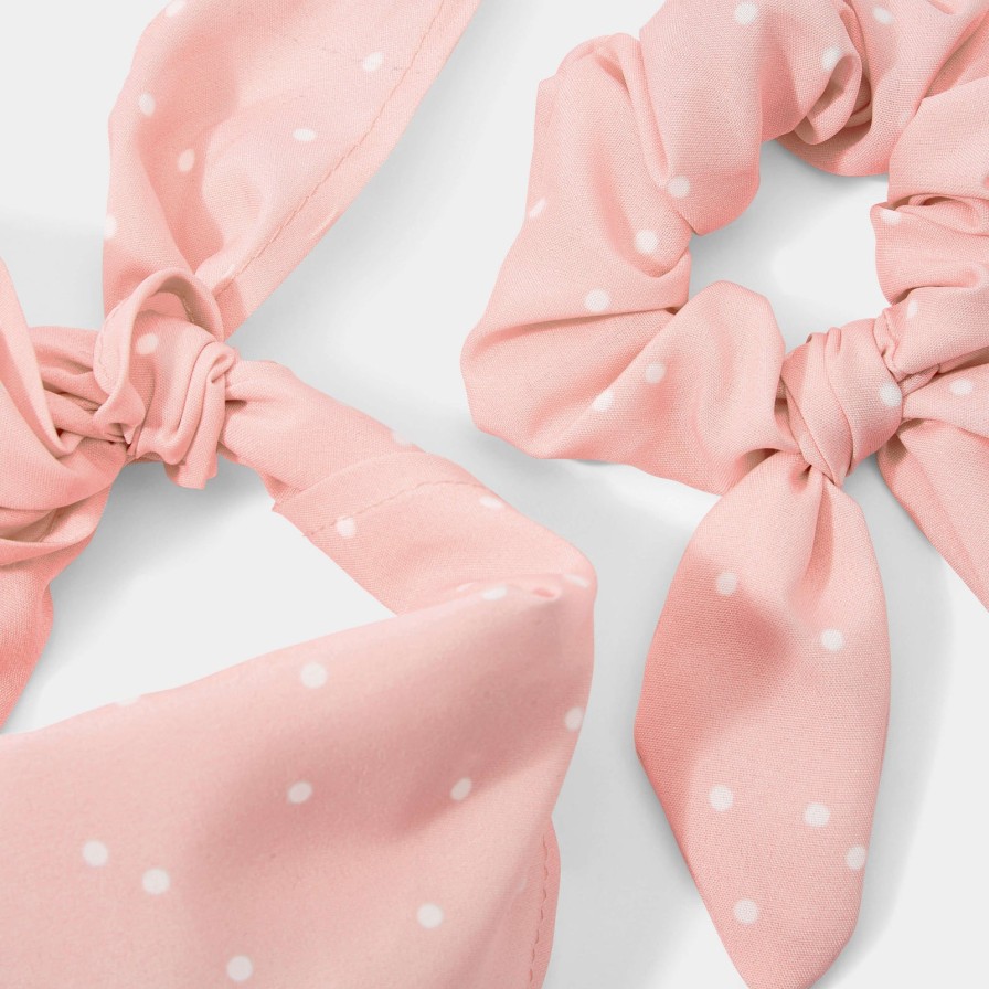 Katie Loxton Katie Loxton Dog Bandana & Scrunchie Set - Pink Online