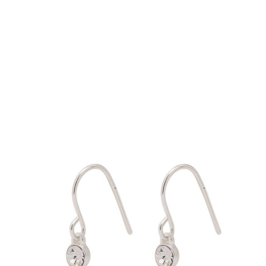 Pilgrim Pilgrim Lucia Silver Fine Drop Earrings Clearance