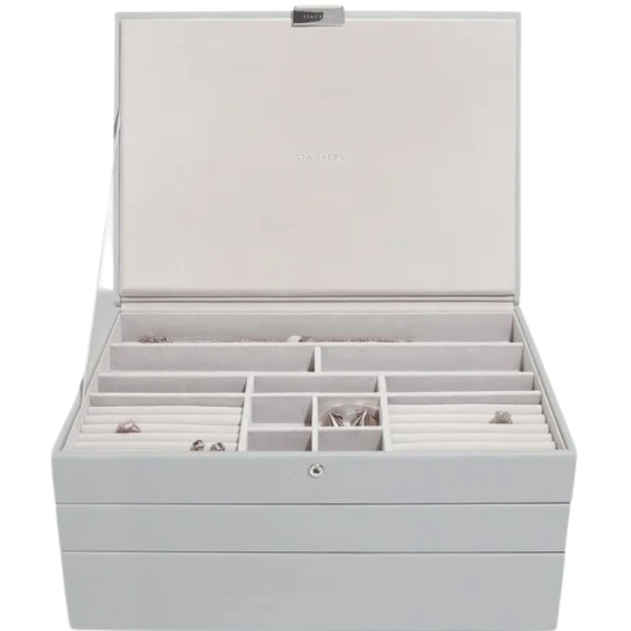 Stackers Stackers Supersize Jewellery Box (Set) - Pebble Grey Best