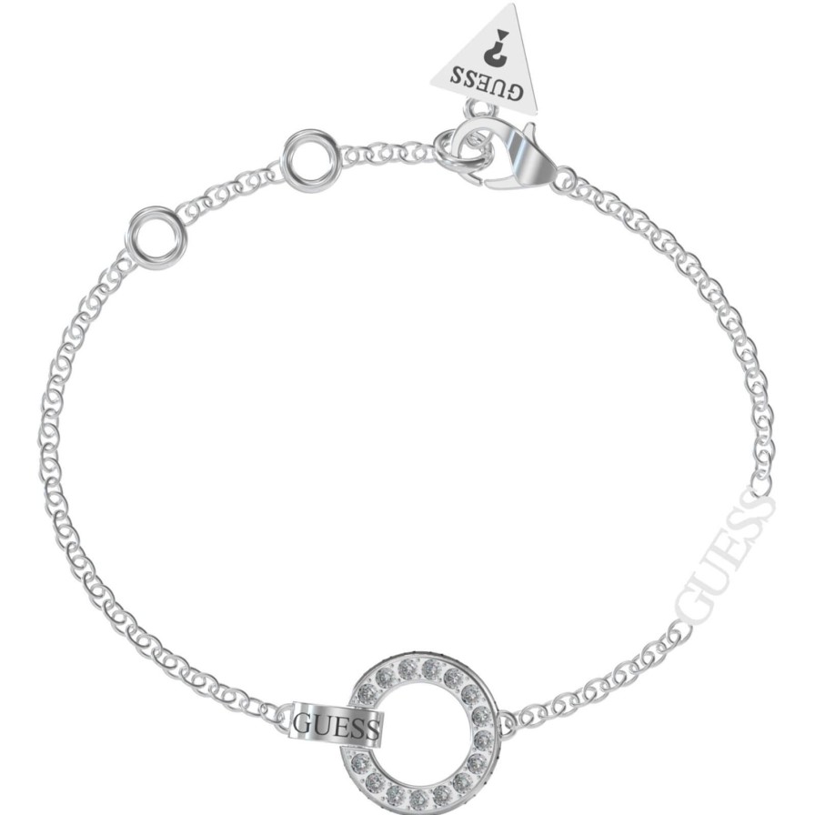 Guess Guess Silver Circle Lights Bracelet Online