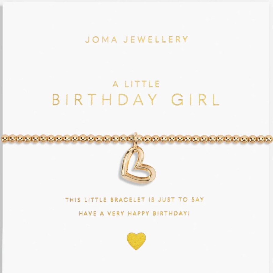 Joma Joma Birthday Girl Bracelet - Gold Online