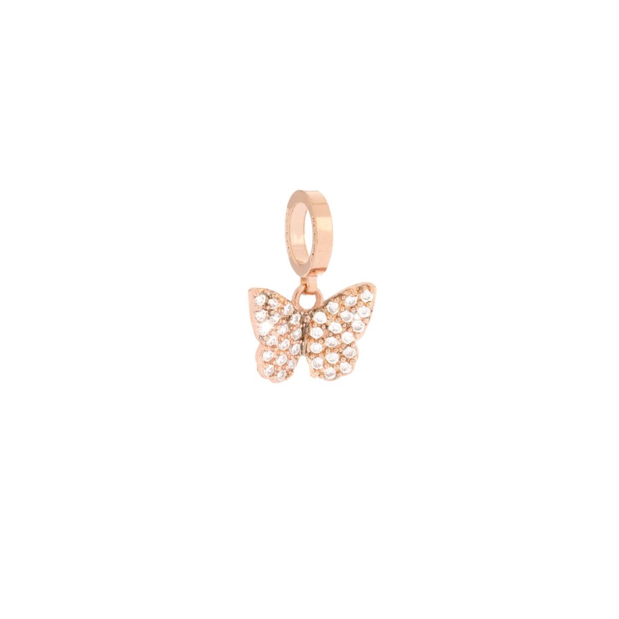 Rebecca My World Rebecca Rose Gold Butterfly Charm Best