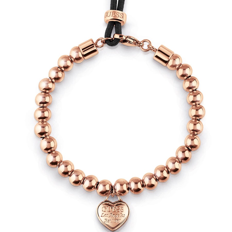 Guess Guess Beaded Rose Gold Bracelet Wholesale