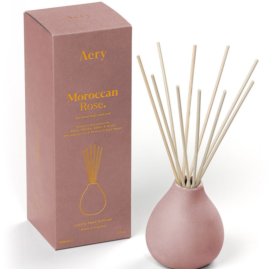 Aery Aery Moroccan Rose Reed Diffuser - Rose, Tonka & Musk Wholesale