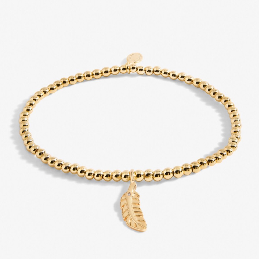 Joma Joma Feathers Appear When Loved Ones Are Near Bracelet - Gold Online