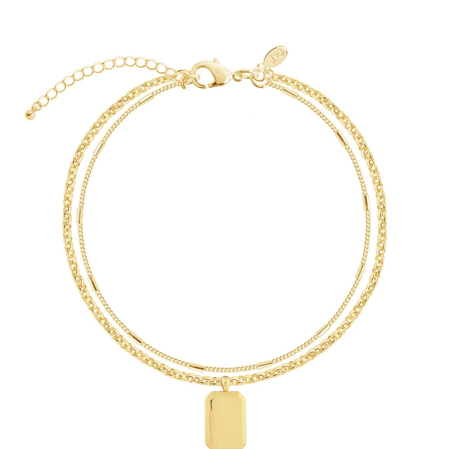 Joma Joma Kismet Chains - Gold Tag Bracelet Best