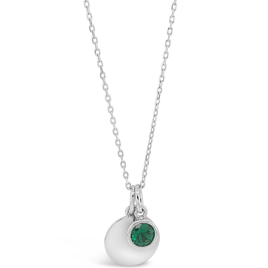 Absolute Absolute Sterling Silver Birthstone Necklace - May Best