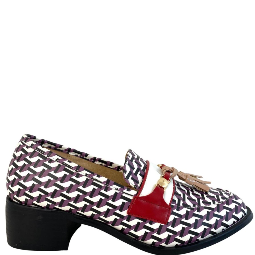 Dancing Matilda Dancing Matilda Tassel Small Heel Loafers Best