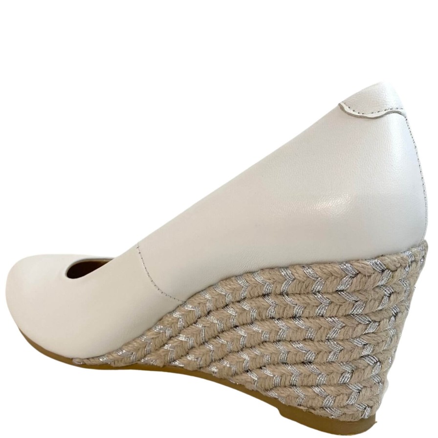 Kate Appleby Kate Appleby Marina White Wedge Shoes Clearance