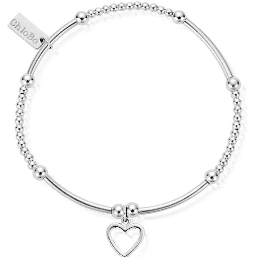 ChloBo Chlobo Cute Mini Open Heart Bracelet New