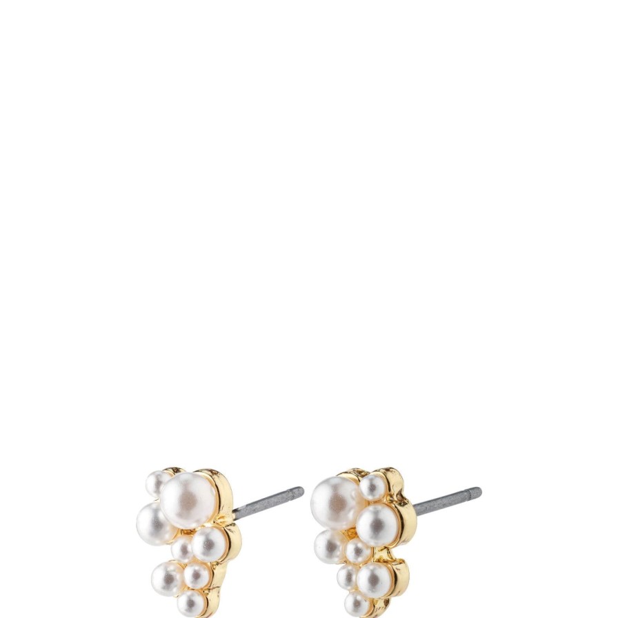 Pilgrim Pilgrim Relando Gold Pearl Stud Earrings Clearance