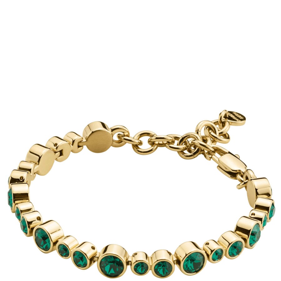 Dyrberg Kern Dyrberg Kern Teresia Gold Bracelet - Green New