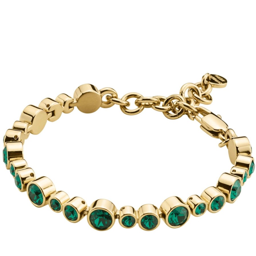 Dyrberg Kern Dyrberg Kern Teresia Gold Bracelet - Green New