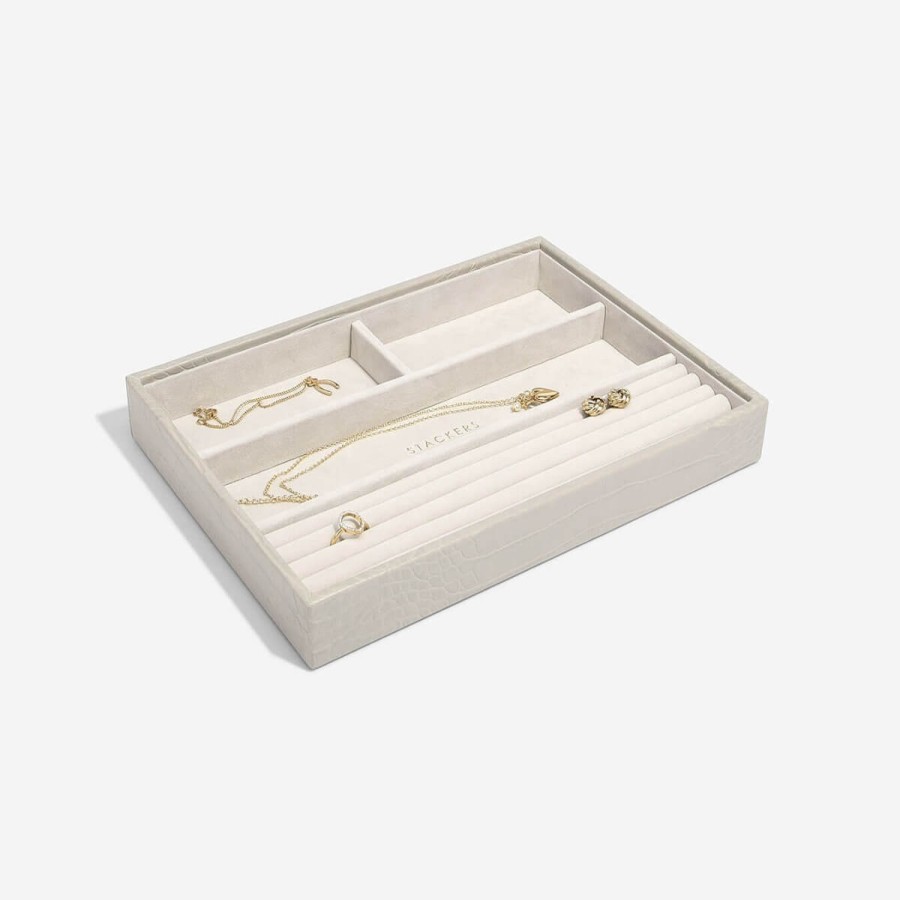 Stackers Stackers Classic Jewellery Box (Ring & Bracelet Layer) - Putty Croc Online