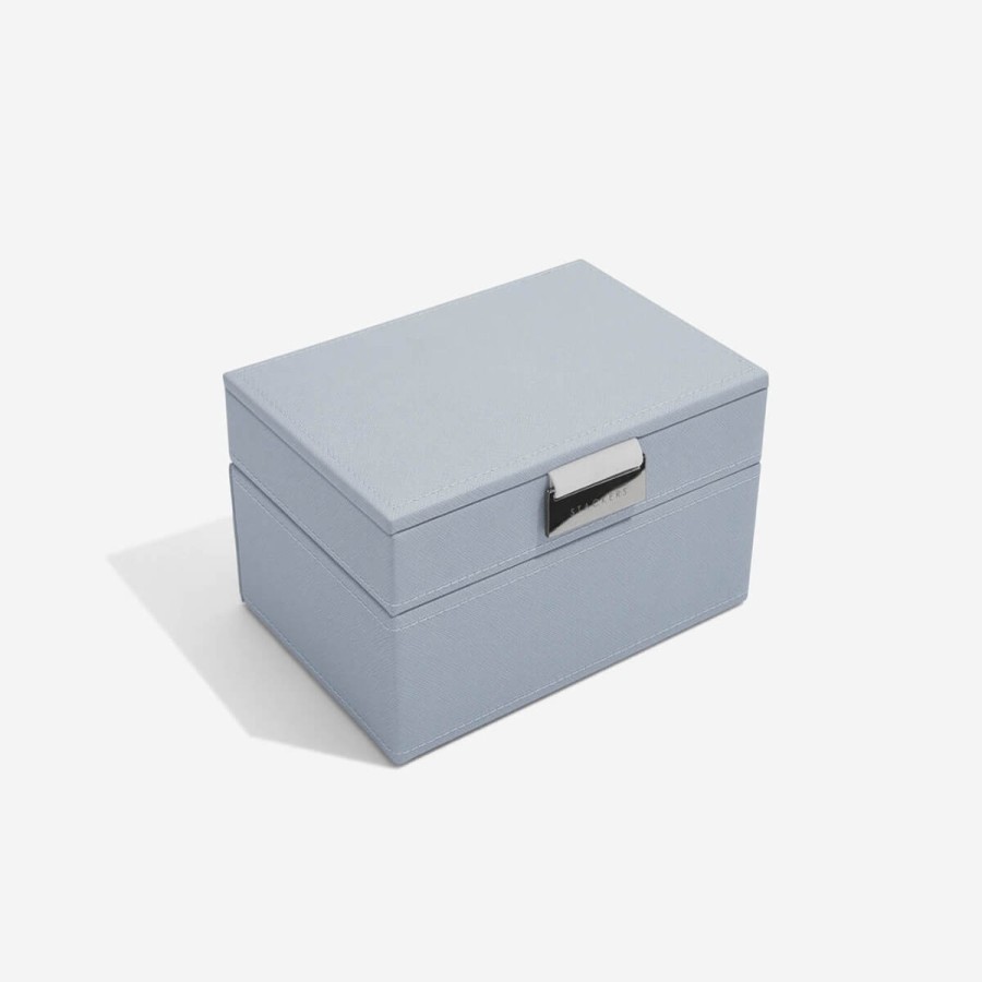 Stackers Stackers Mini Jewellery Box (Set) - Dusky Blue Wholesale