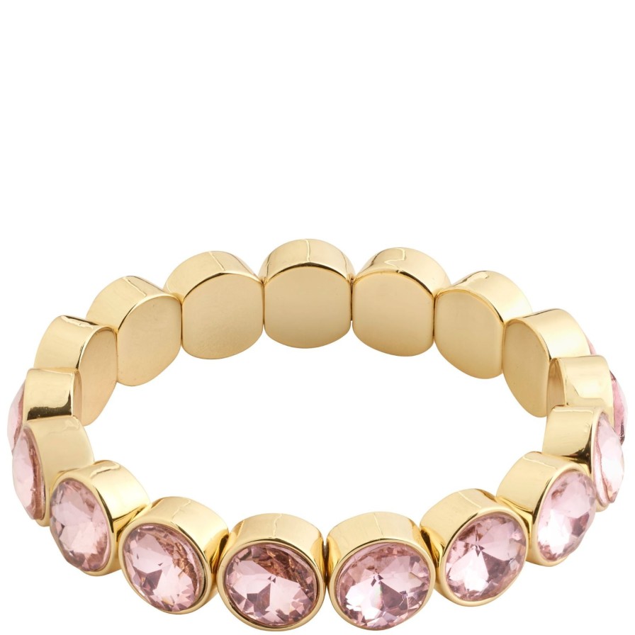 Pilgrim Pilgrim Callie Gold Pink Crystal Bracelet Hot