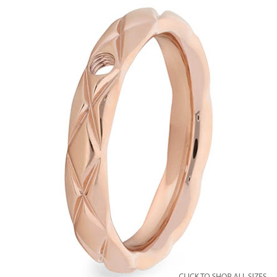 Qudo Qudo Aversa Ring Band - Rose Gold Online