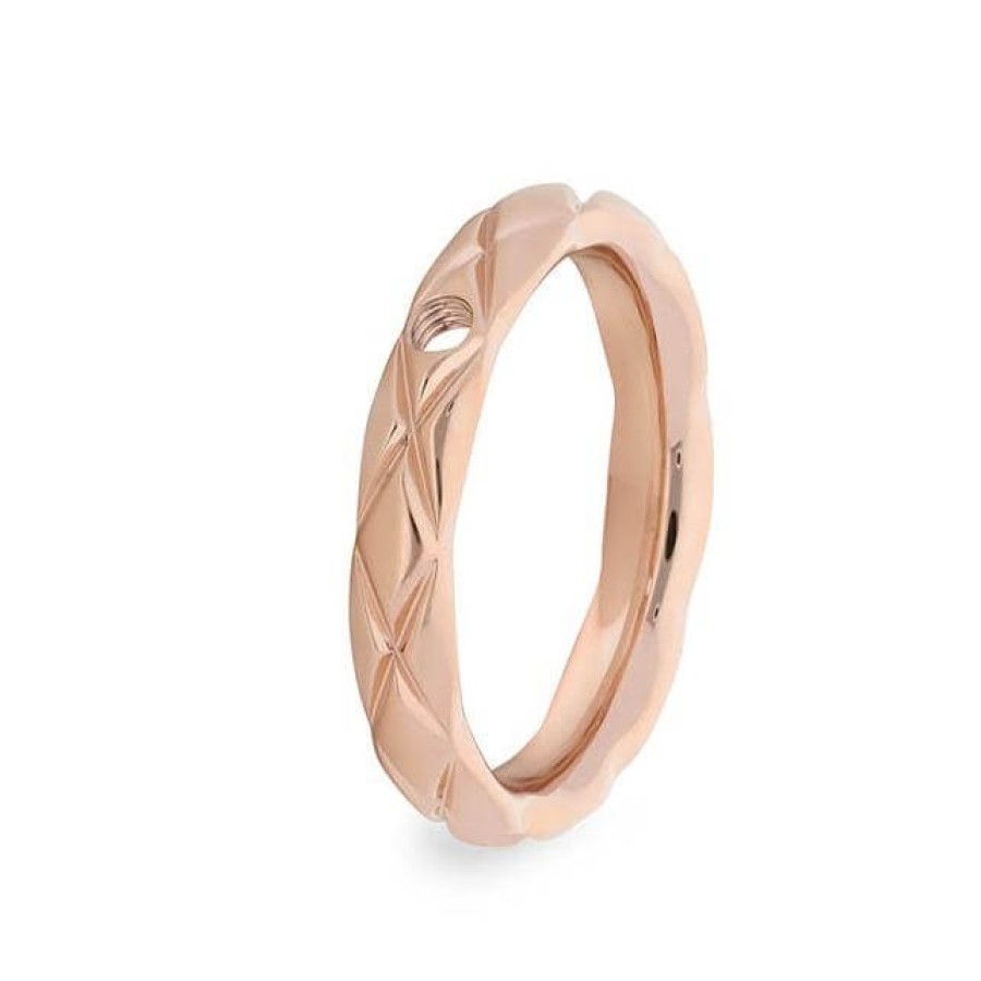 Qudo Qudo Aversa Ring Band - Rose Gold Online