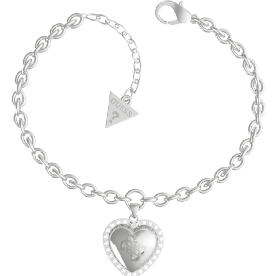 Guess Guess Silver That'S Amore Bracelet Best