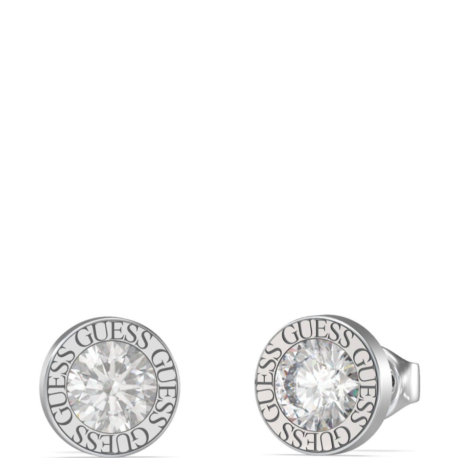 Guess Guess Colour My Day Silver Stud Earrings Hot