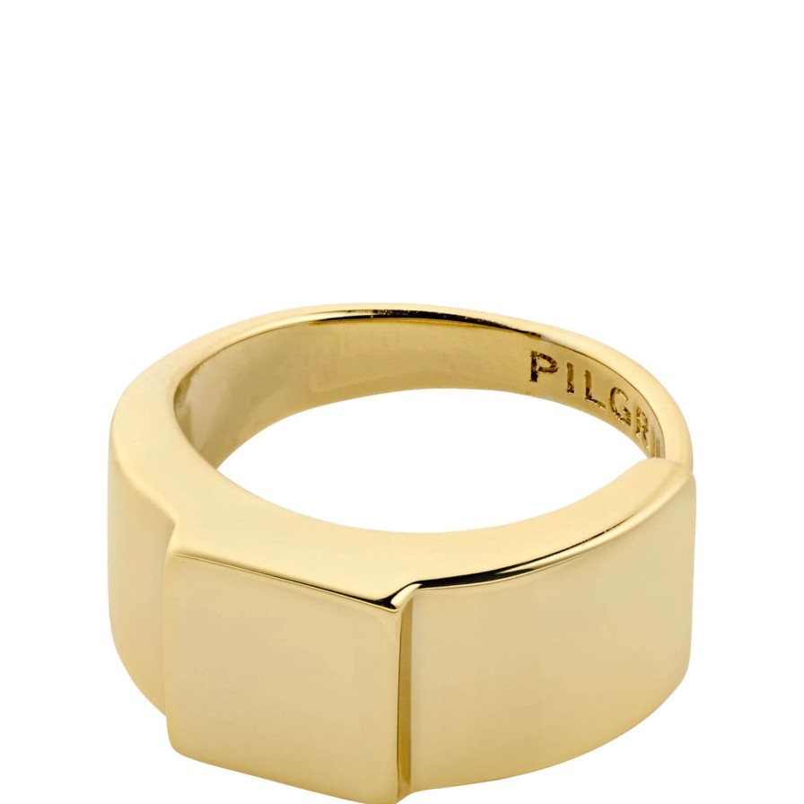 Pilgrim Pilgrim Friends Chunky Gold Ring New