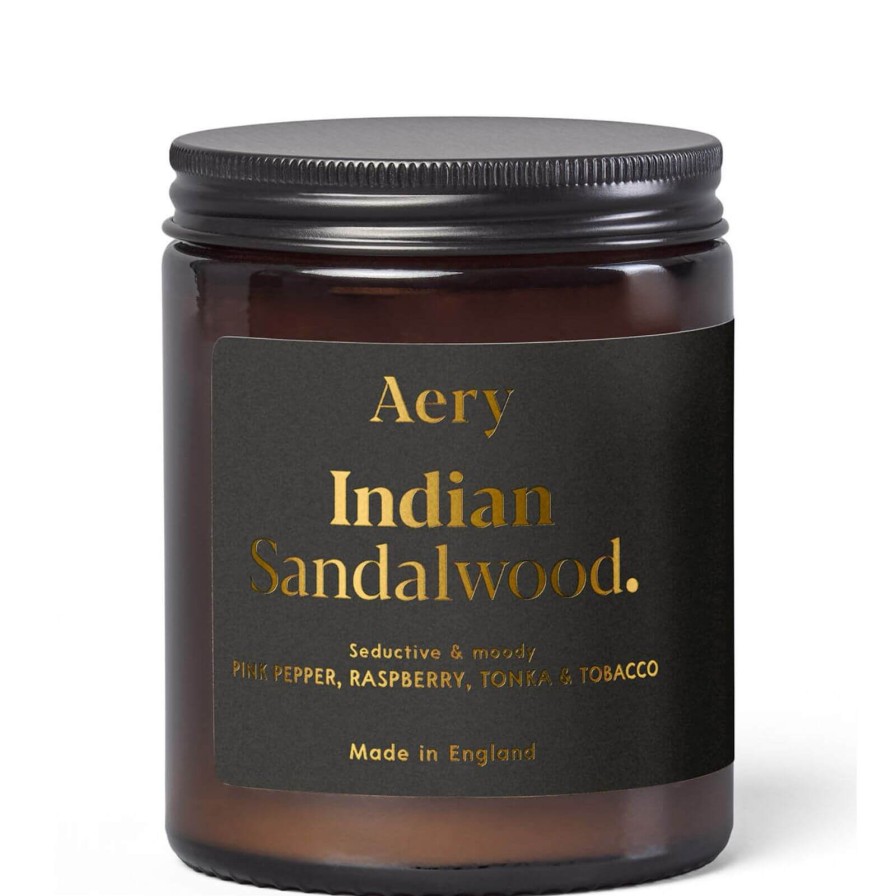 Aery Aery Indian Sandalwood Scented Jar Candle - Pepper, Raspberry & Tonka Best