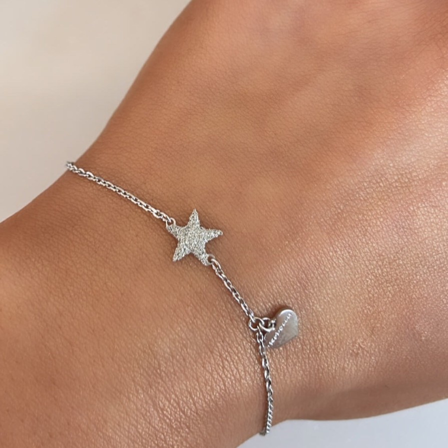 Rebecca Jolie Rebecca Jolie Star Silver Bracelet Best