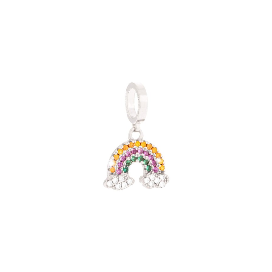 Rebecca My World Rebecca Silver Rainbow Charm Hot