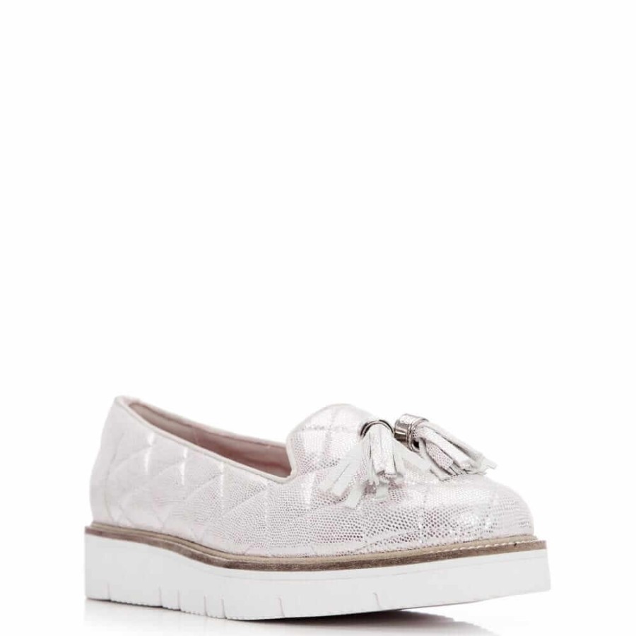 Moda In Pelle Moda In Pelle Eteena Rose Gold Tassel Loafers Online