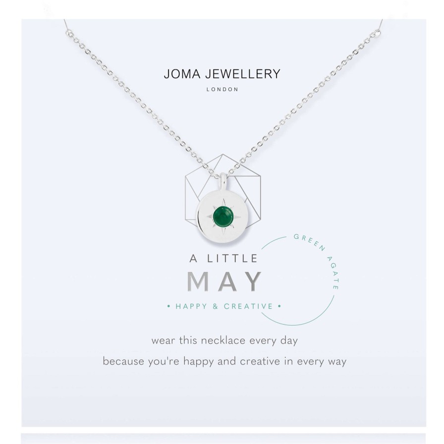 Joma Joma Birthstone Necklace - May Online