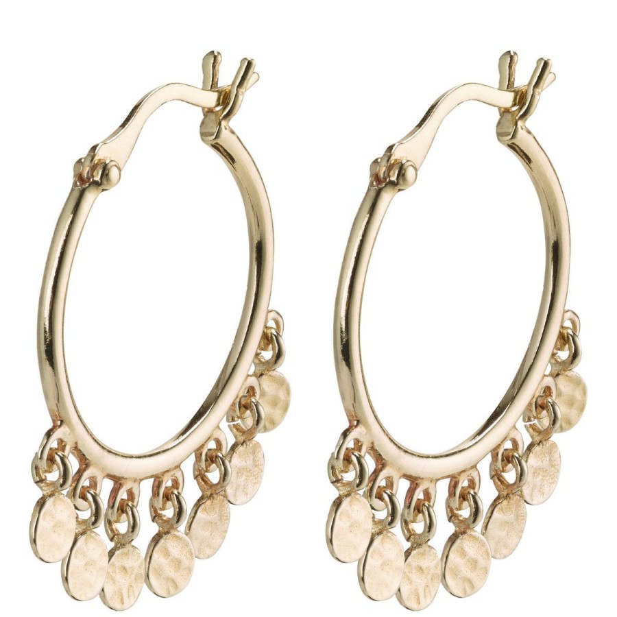 Pilgrim Pilgrim Panna Hoop Earrings - Gold Hot