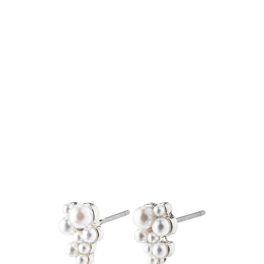 Pilgrim Pilgrim Relando Silver Pearl Stud Earrings Best