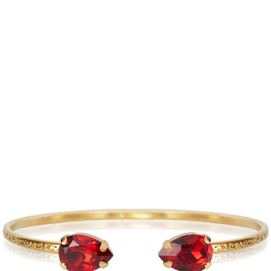 Caroline Svedbom Caroline Svedbom Gold Mini Drop Bangle - Scarlet Online