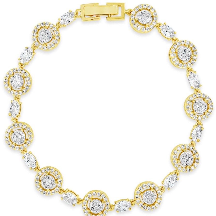 Absolute Absolute Gold Small Halo Bracelet Clearance